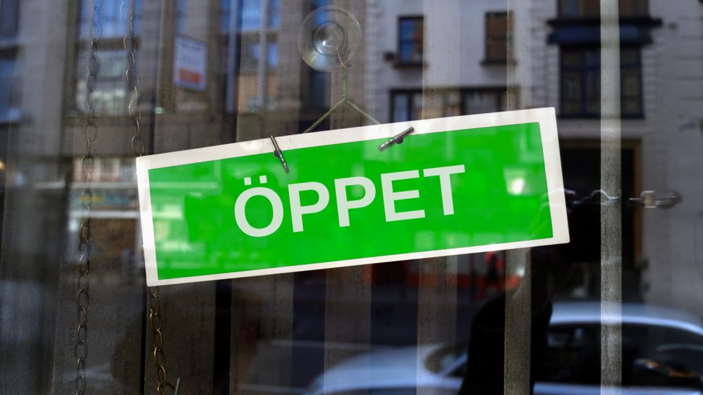Shop’s in Sweden